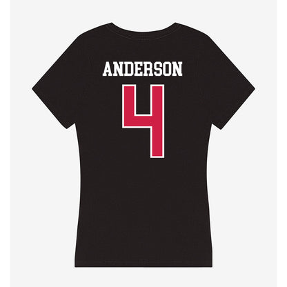 APSU - NCAA Women's Volleyball : Reagan Anderson - Women's V-Neck T-Shirt-1