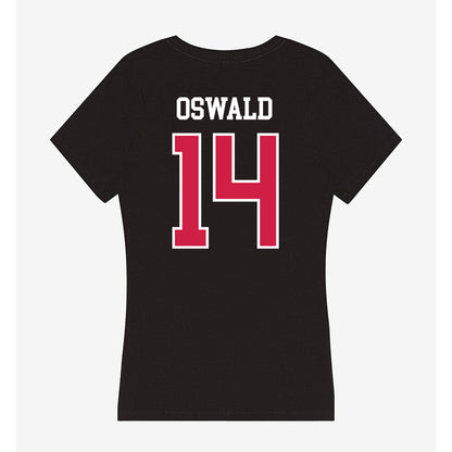 APSU - NCAA Beach Volleyball : Aubriegh Oswald - Women's V-Neck T-Shirt-1