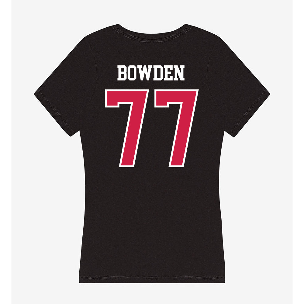 APSU - NCAA Football : Zakery Bowden - Women's V-Neck T-Shirt-1