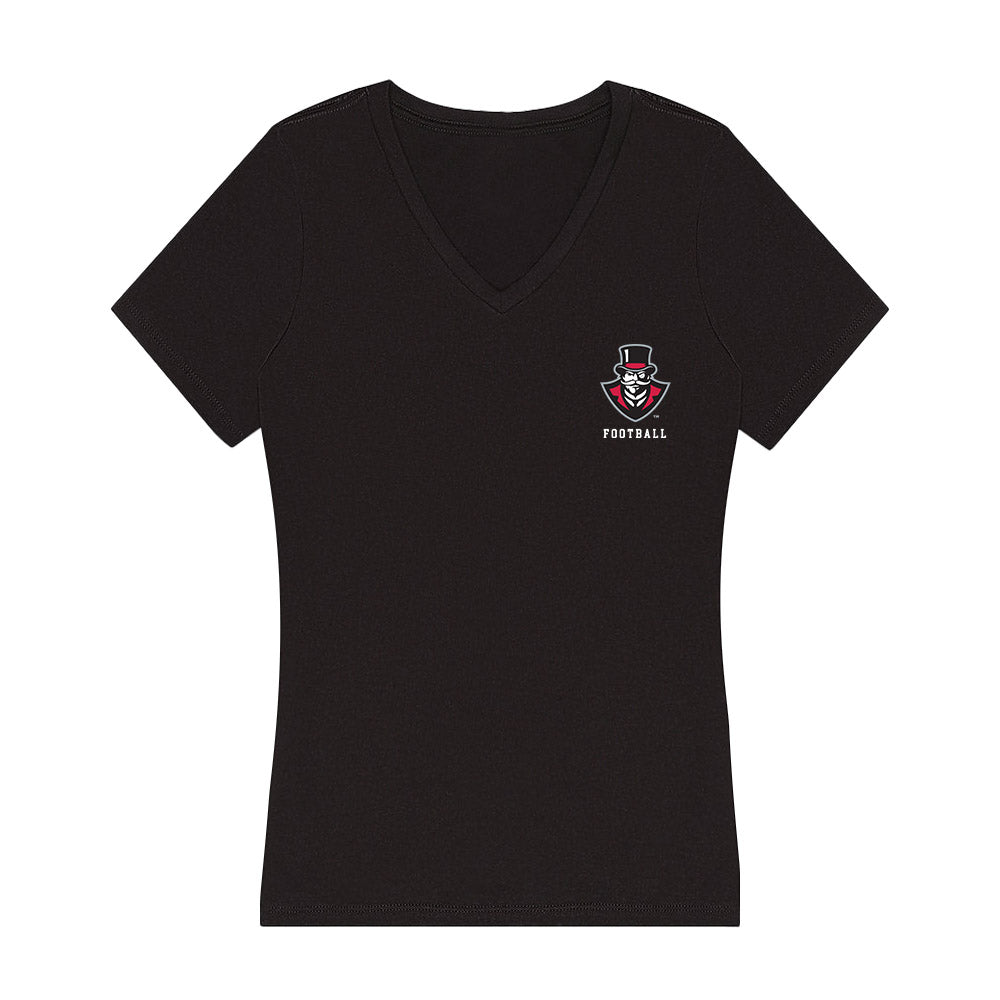 APSU - NCAA Football : Kelton Crisp - Women's V-Neck T-Shirt-0