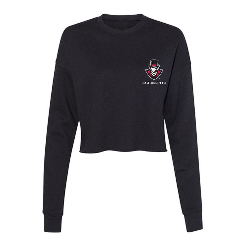 APSU - NCAA Beach Volleyball : Aubriegh Oswald - Women's Cropped Crew Fleece-0