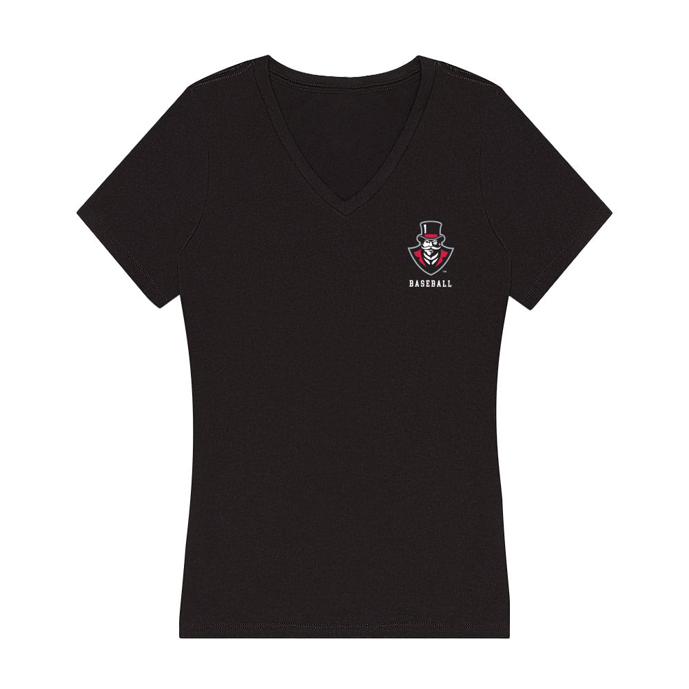 APSU - NCAA Baseball : Elijah Underhill - Women's V-Neck T-Shirt-0