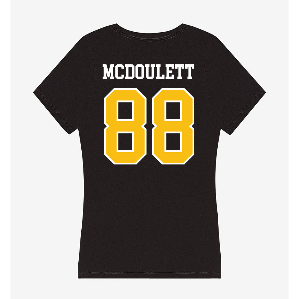 FHSU - NCAA Football : Noah McDoulett - Women's V-Neck T-Shirt-1