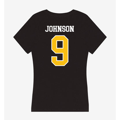 FHSU - NCAA Softball : Korryn Johnson - Women's V-Neck T-Shirt-1