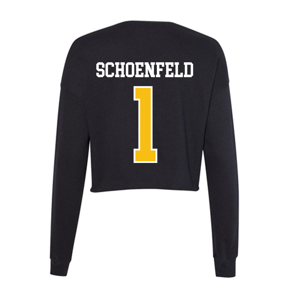 FHSU - NCAA Softball : Kory Schoenfeld - Women's Cropped Crew Fleece-1