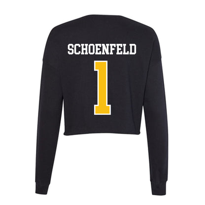 FHSU - NCAA Softball : Kory Schoenfeld - Women's Cropped Crew Fleece-1