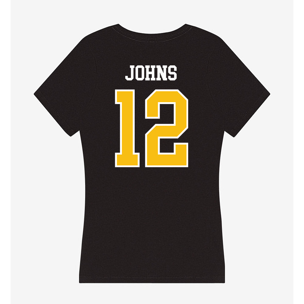 FHSU - NCAA Softball : Gracie Johns - Women's V-Neck T-Shirt-1