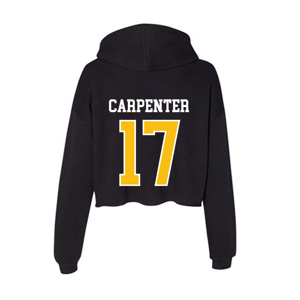 FHSU - NCAA Baseball : Kaleb Carpenter - Women's Crop Fleece Hoodie-1