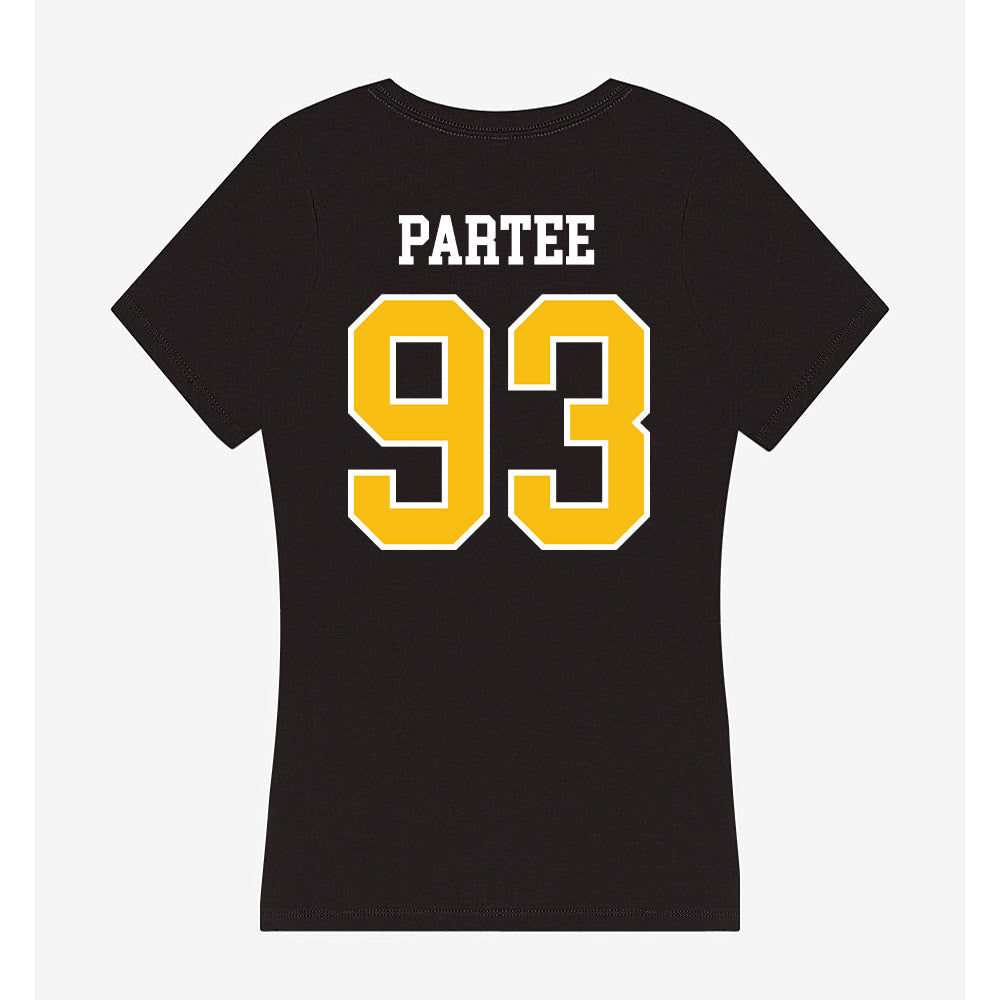 FHSU - NCAA Football : Taderian Partee - Women's V-Neck T-Shirt-1
