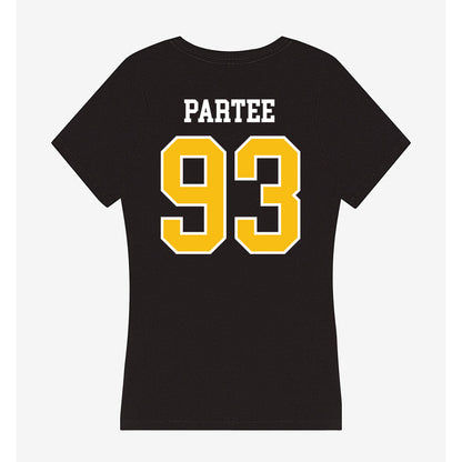 FHSU - NCAA Football : Taderian Partee - Women's V-Neck T-Shirt-1