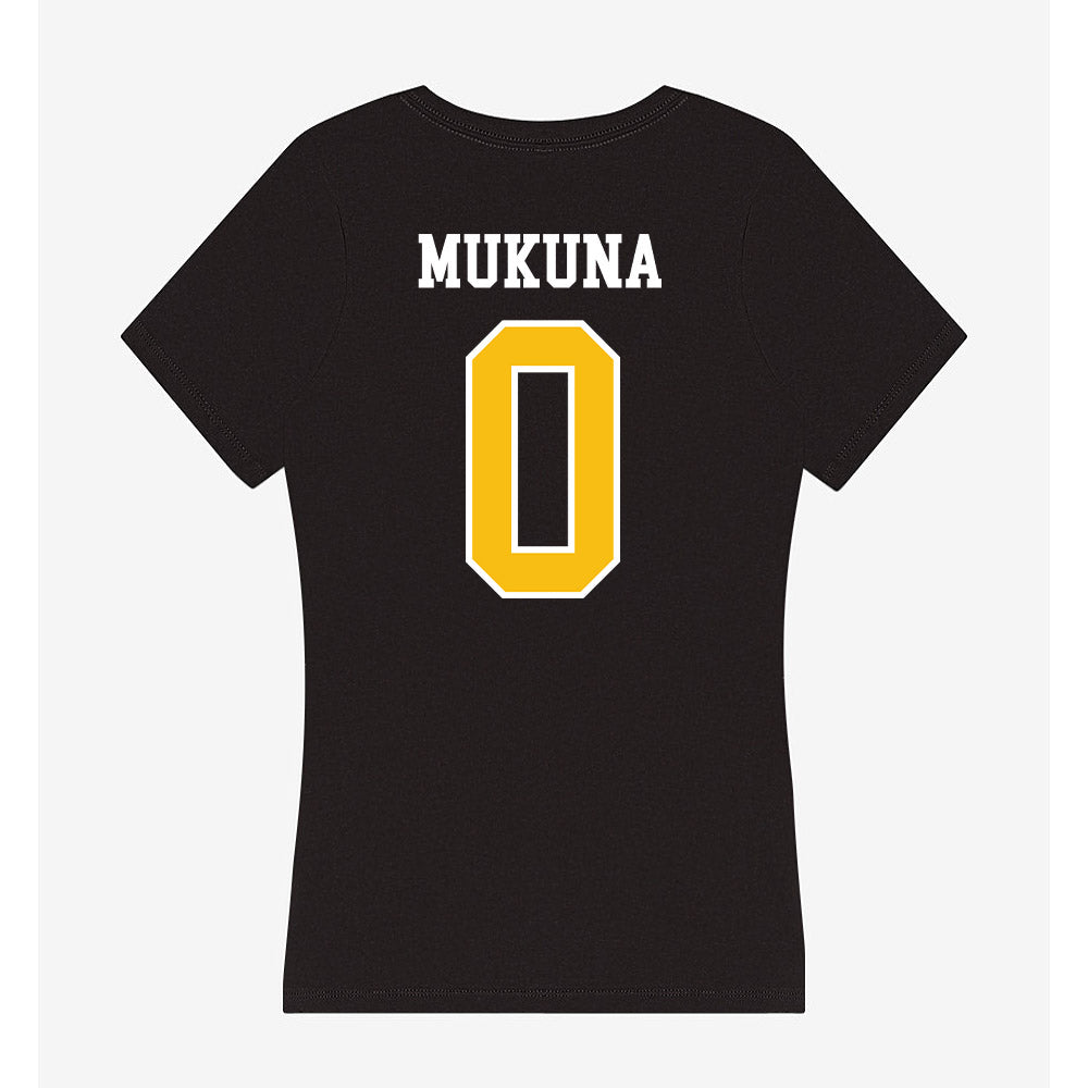 FHSU - NCAA Men's Basketball : Dan Mukuna - Women's V-Neck T-Shirt-1