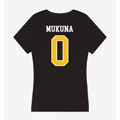 FHSU - NCAA Men's Basketball : Dan Mukuna - Women's V-Neck T-Shirt-1