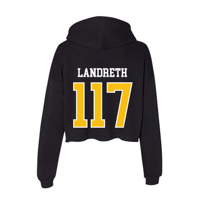 FHSU - NCAA Wrestling : Leiannah Landreth - Women's Crop Fleece Hoodie-1