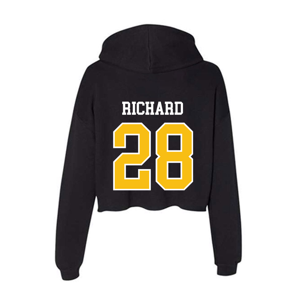 FHSU - NCAA Women's Soccer : Saylor Richard - Women's Crop Fleece Hoodie-1