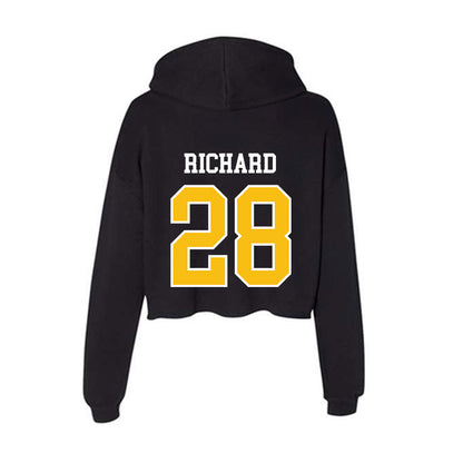FHSU - NCAA Women's Soccer : Saylor Richard - Women's Crop Fleece Hoodie-1