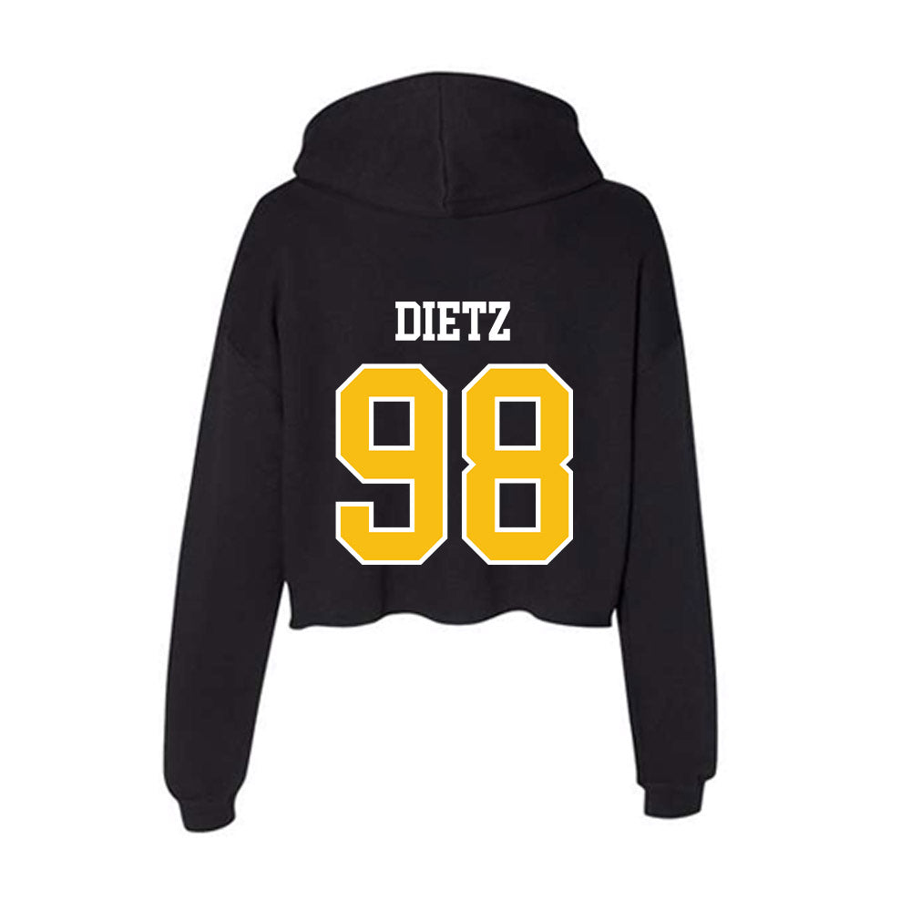 FHSU - NCAA Football : Kayson Dietz - Women's Crop Fleece Hoodie-1