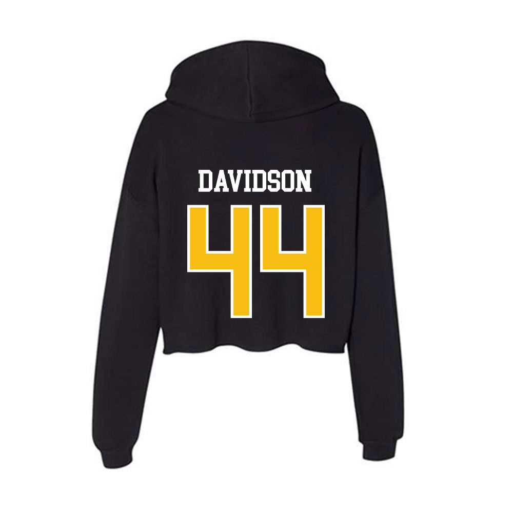 FHSU - NCAA Football : Tristen Davidson - Women's Crop Fleece Hoodie-1