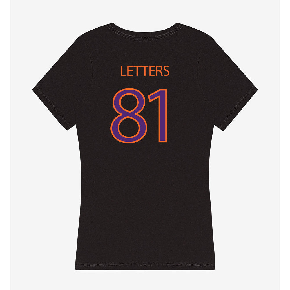 HWS - NCAA Football : Callum Letters - Women's V-Neck T-Shirt-1