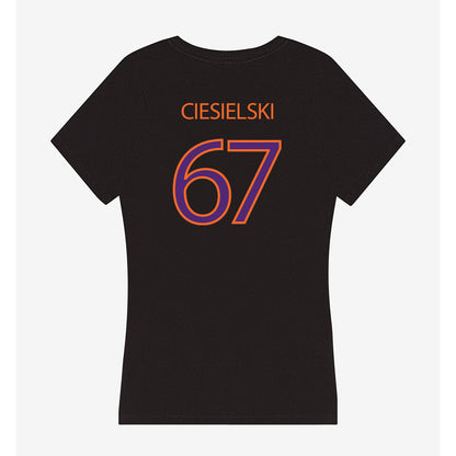 HWS - NCAA Football : Alexander Ciesielski - Women's V-Neck T-Shirt-1