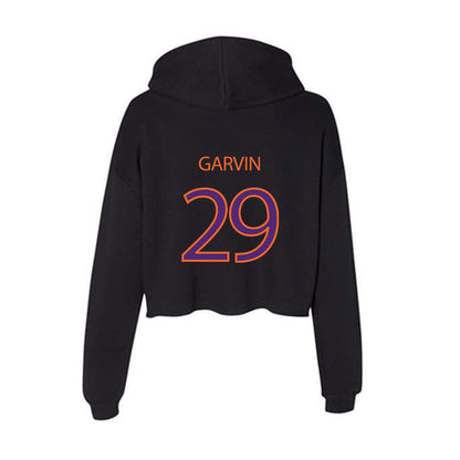 HWS - NCAA Baseball : Sean Garvin - Women's Crop Fleece Hoodie-1