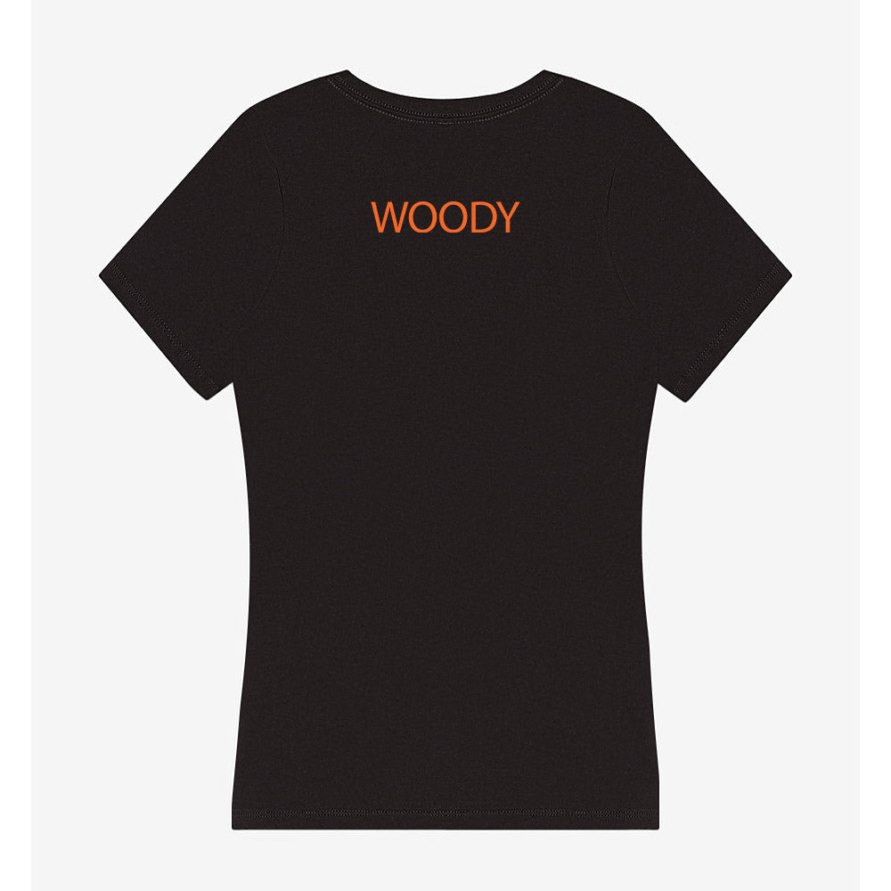 HWS - NCAA Men's Swimming & Diving : Christopher Woody - Women's V-Neck T-Shirt-1