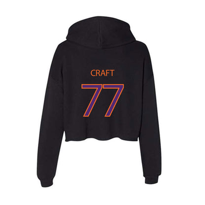 HWS - NCAA Men's Lacrosse : Colman Craft - Women's Crop Fleece Hoodie-1