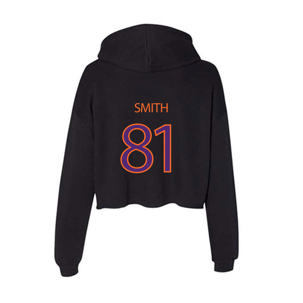 HWS - NCAA Men's Lacrosse : Brady Smith - Women's Crop Fleece Hoodie-1
