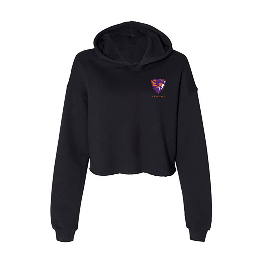 HWS - NCAA Men's Ice Hockey : Logan Gotinsky - Women's Crop Fleece Hoodie-0