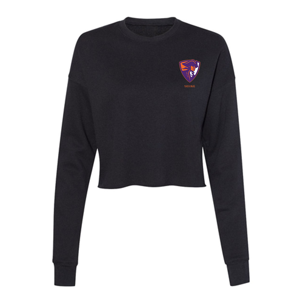 HWS - NCAA Skiing : Chas Doerflinger - Women's Cropped Crew Fleece-0