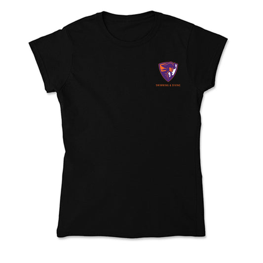 HWS - NCAA Men's Swimming & Diving : Holton Frank - Soft Style Women’s T-Shirt-0