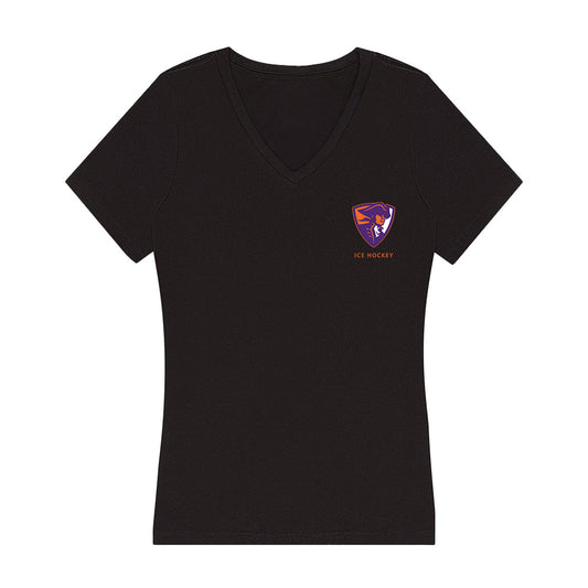 HWS - NCAA Men's Ice Hockey : Conor Lally - Women's V-Neck T-Shirt-0