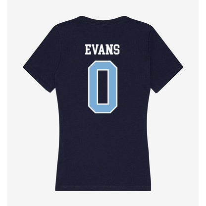 UNC - NCAA Men's Basketball : Kyan Evans - Women's V-Neck T-Shirt-1