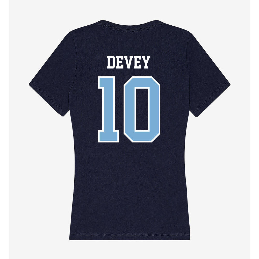 UNC - NCAA Women's Soccer : Bella Devey - Women's V-Neck T-Shirt-1