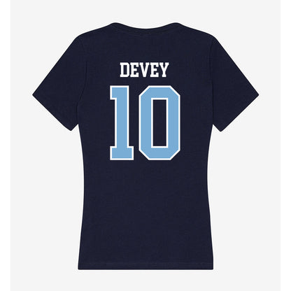 UNC - NCAA Women's Soccer : Bella Devey - Women's V-Neck T-Shirt-1