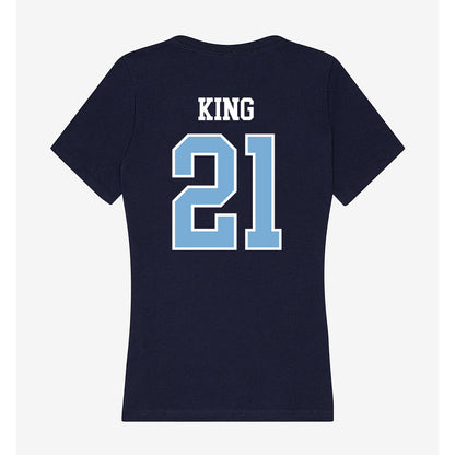 UNC - NCAA Women's Lacrosse : Reese King - Women's V-Neck T-Shirt-1