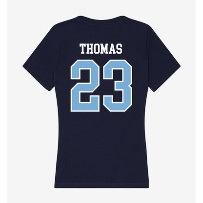 UNC - NCAA Women's Soccer : Olivia Thomas - Women's V-Neck T-Shirt-1