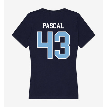 UNC - NCAA Football : Lantz Pascal - Women's V-Neck T-Shirt-1