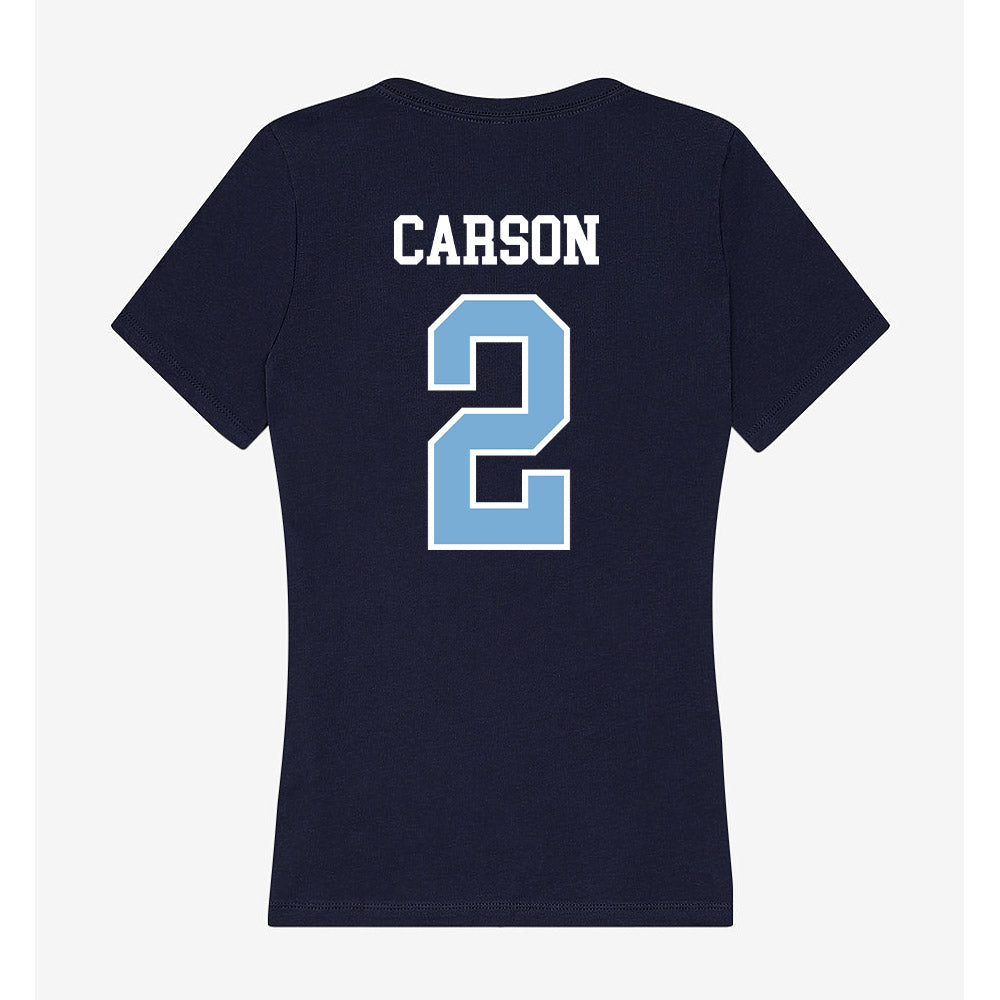 UNC - NCAA Men's Soccer : Myles Carson - Women's V-Neck T-Shirt-1