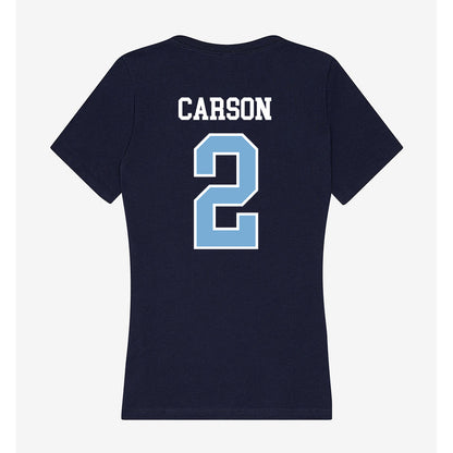 UNC - NCAA Men's Soccer : Myles Carson - Women's V-Neck T-Shirt-1