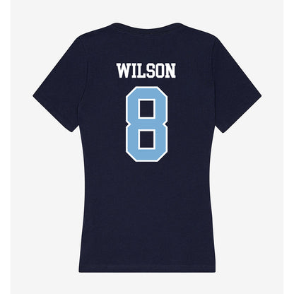 UNC - NCAA Men's Basketball : Caleb Wilson - Women's V-Neck T-Shirt-1