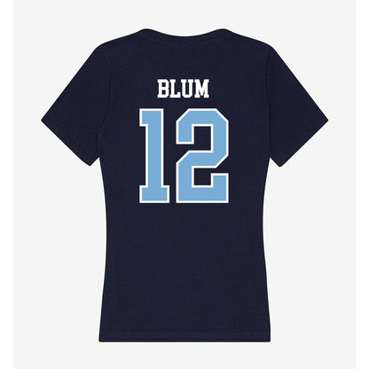 UNC - NCAA Women's Soccer : Lilliah Blum - Women's V-Neck T-Shirt-1