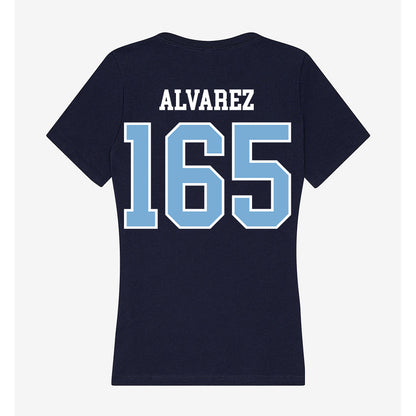 UNC - NCAA Wrestling : Omaury Alvarez - Women's V-Neck T-Shirt-1