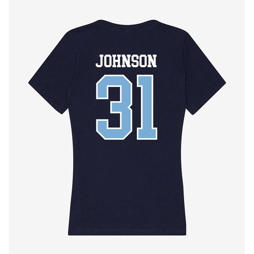 UNC - NCAA Baseball : Olin Johnson - Women's V-Neck T-Shirt-1