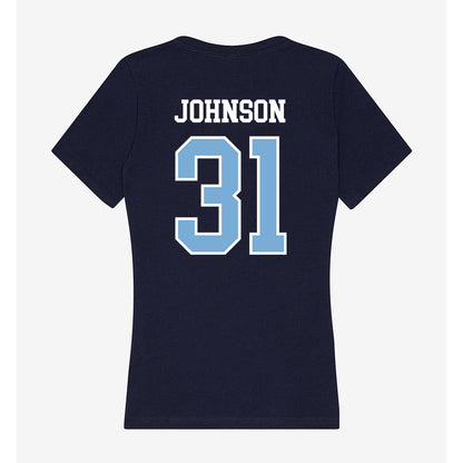 UNC - NCAA Baseball : Olin Johnson - Women's V-Neck T-Shirt-1