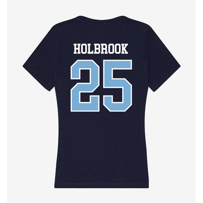 UNC - NCAA Men's Basketball : John Holbrook - Women's V-Neck T-Shirt-1