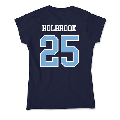 UNC - NCAA Men's Basketball : John Holbrook - Soft Style Women’s T-Shirt-1