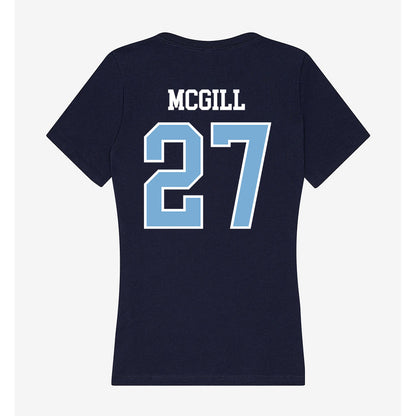UNC - NCAA Football : Jaylen McGill - Women's V-Neck T-Shirt-1