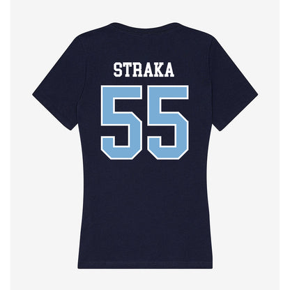 UNC - NCAA Women's Lacrosse : Sophie Straka - Women's V-Neck T-Shirt-1