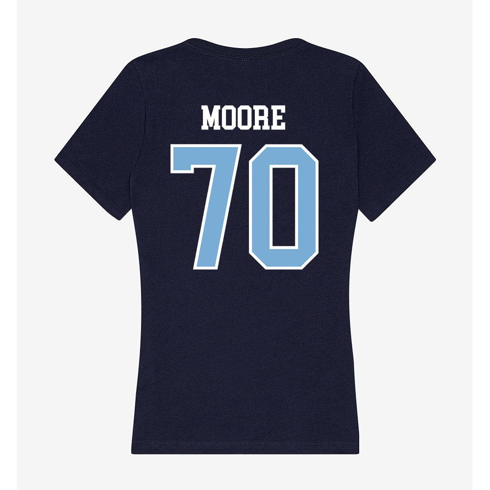 UNC - NCAA Men's Lacrosse : John Moore - Women's V-Neck T-Shirt-1
