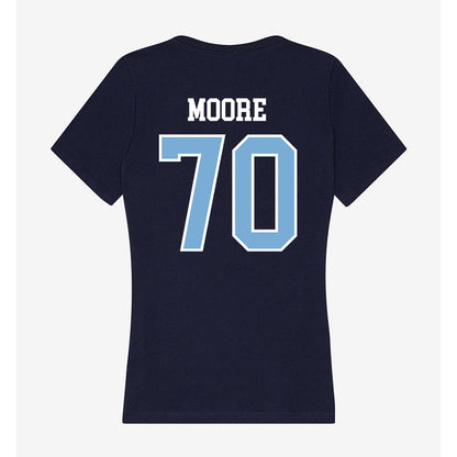 UNC - NCAA Men's Lacrosse : John Moore - Women's V-Neck T-Shirt-1